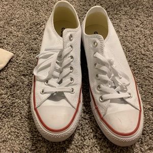 Converse Sneakers. Worn once (with socks).
